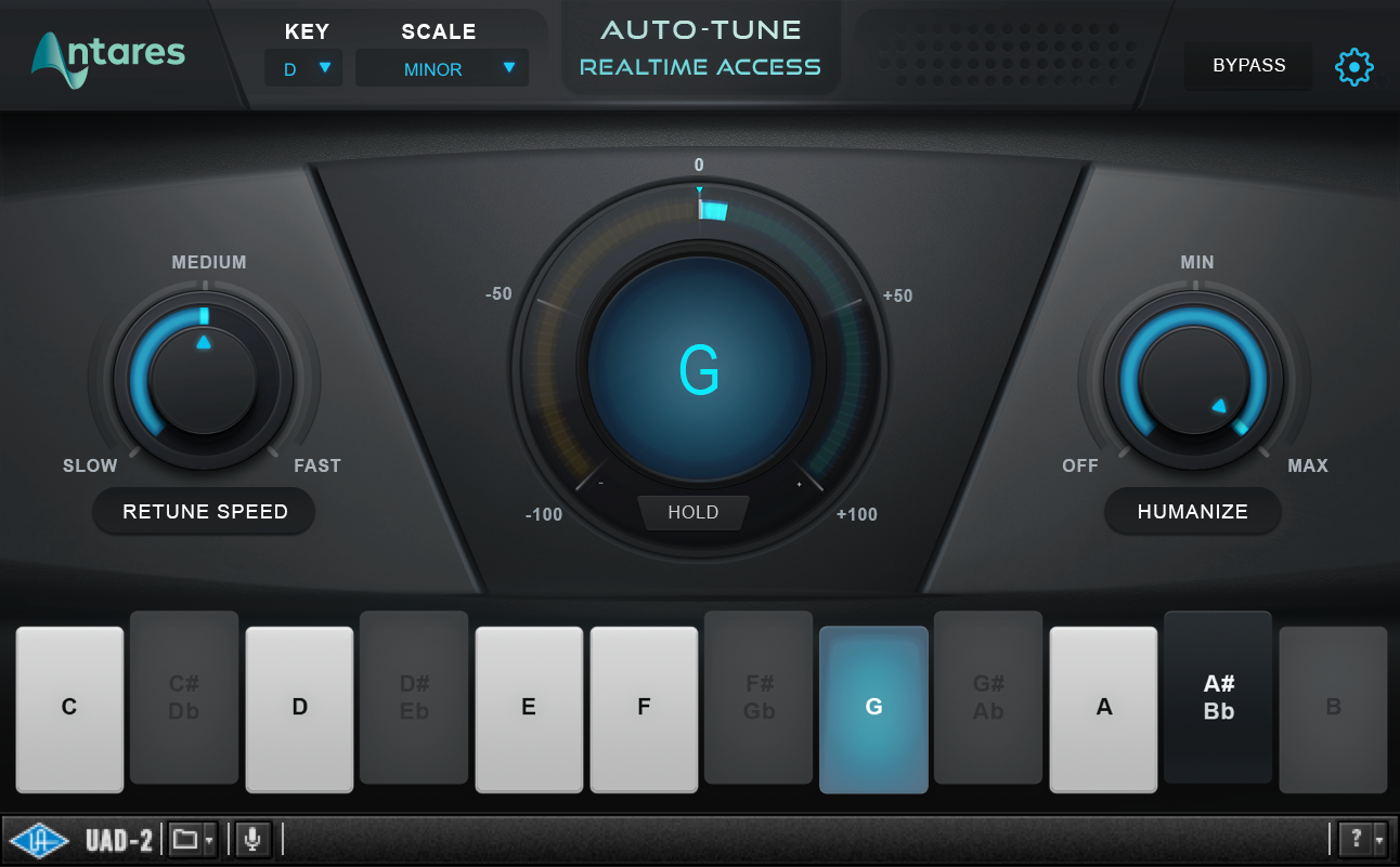 uad autotune no microphone low latency in demo mode